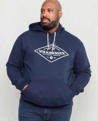 HANWELL-D555 Official Volkswagen Over Head Printed Hoody