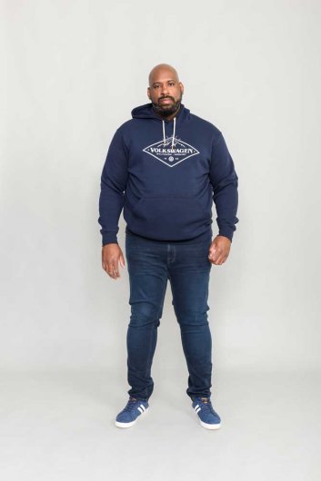 HANWELL-D555 Official Volkswagen Over Head Printed Hoody