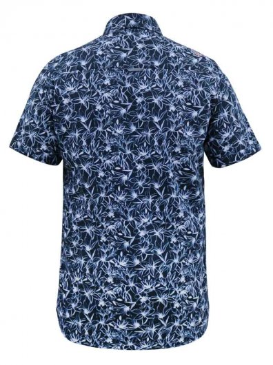 PADBURY-D555 Floral Ao Printed Button Down Collar S/S Shirt With Pocket-Kingsize Assorted Pack B-(3XL-6XL)