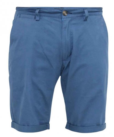 NELSON 1-D555 Stretch Chino Shorts-Blue-54