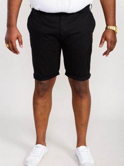 NELSON 2-D555 Stretch Chino Shorts-Black-54