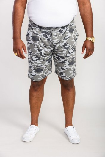 CARLTON-D555 Elasticated Waist Jersey Camo Short-Kingsize Assorted Pack A-(2XL-5XL)