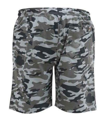 CARLTON-D555 Elasticated Waist Jersey Camo Short-Kingsize Assorted Pack A-(2XL-5XL)