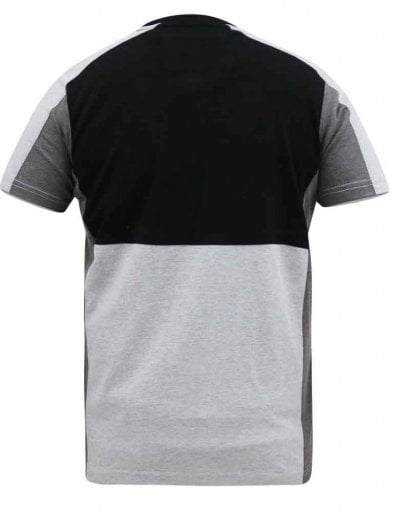 FELIX-D555 Couture Crew Neck T-Shirt With Cut And Sew Detail-Kingsize Assorted Pack A-(2XL-5XL)