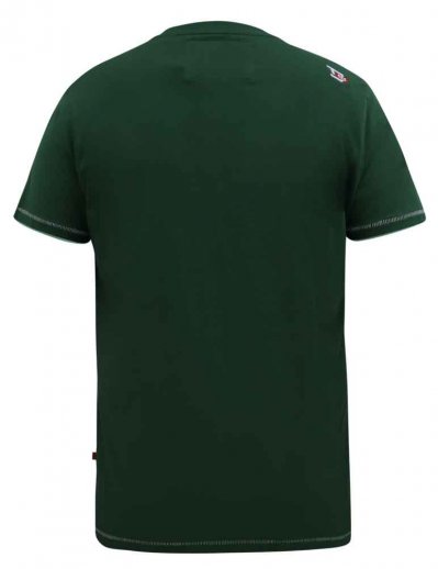 PARNWELL-D555 California Athletics Printed T-Shirt-Green-2XL