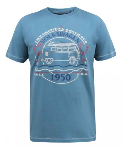 WOODHALL-D555 Official Vw Camper Van Printed T-Shirt-Kingsize Assorted Pack A-(2XL-5XL)