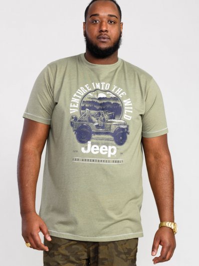 HIBBERT-D555 Official Jeep Printed T-Shirt-Kingsize Assorted Pack B-(3XL-6XL)