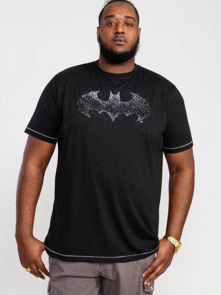 ROBIN-D555 Official Batman Printed Crew Neck T- Shirt-Black-4XL