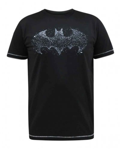 ROBIN-D555 Official Batman Printed Crew Neck T- Shirt-Black-4XL