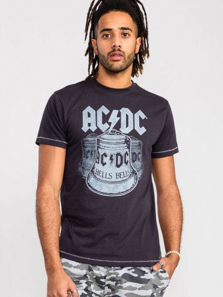 The Duke Clothing Co. - HIGHWAY-D555 Official Acdc Hells Bells Printed T...