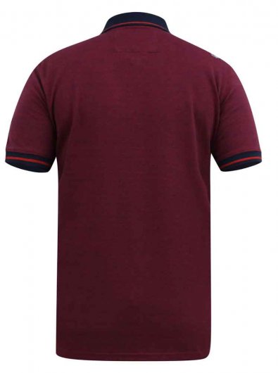 WIGBOROUGH-D555 Fine Stripe Jersey Polo With Chest Pocket-Kingsize Assorted Pack B-(3XL-6XL)