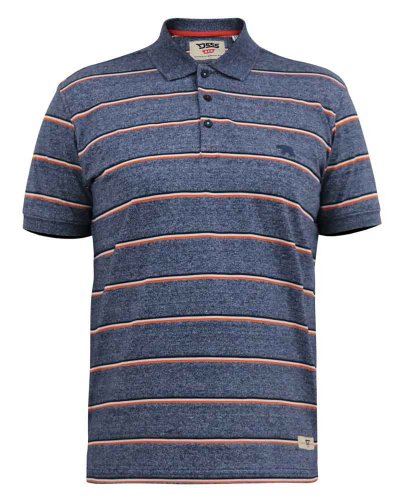 HUMBER-D555 Full Stripe Jersey Polo Shirt-Kingsize Assorted Pack A-(2XL-5XL)