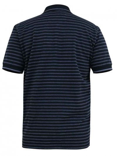 ROSEMARY-D555 Woven Full Stripe Jersey Polo-Kingsize Assorted Pack A-(2XL-5XL)