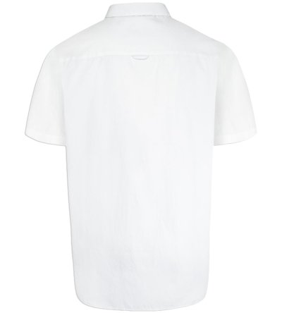 JAMES-D555 Basic Oxford Short Sleeve Shirt-White