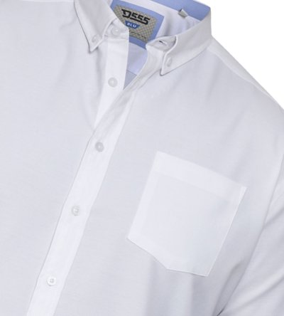 RICHARD-D555 Basic Oxford Long Sleeve Shirt-White