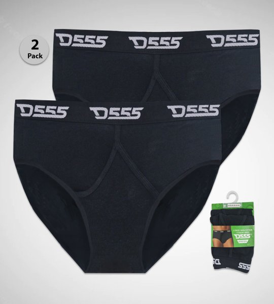 THOMPSON-D555 Pack Of 2 Y Front Cotton Briefs