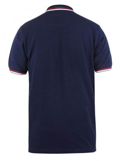 STANBRIDGE-D555 Chest Embroidered Polo With Double Tipping On Collar And Cuffs