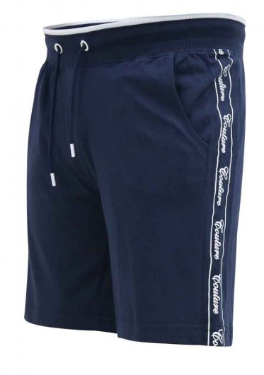 BRANTHAM - D555 Couture Elasticated Waistband Shorts With Branded Side Panels- DEAL PACK-(6XL)