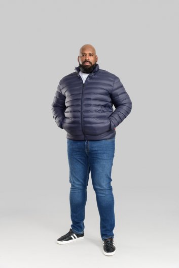 ROWLAND-D555 D555 Puffer Jacket With Sleeve Patch