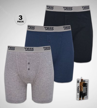 DRIVER - Duke London Pack Of Three Cotton Boxer Short