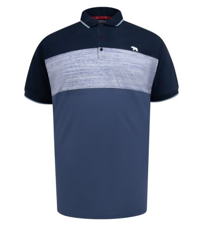 LEEDS-D555 Cut And Sew Polo With Jacquard Collar And Cuffs-Regular Size Assorted Pack-R (S-XXL)