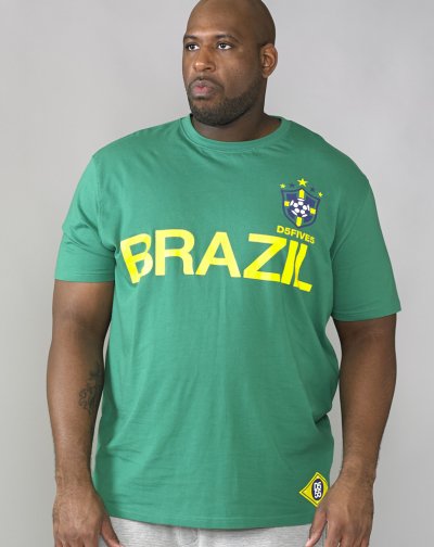 RICARDO-D555 Brazil Football T-Shirt