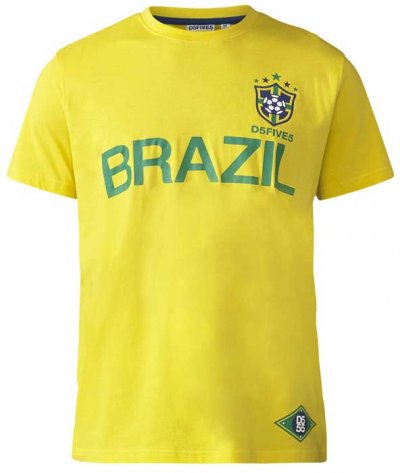 RICARDO-D555 Brazil Football T-Shirt