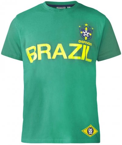 RICARDO-D555 Brazil Football T-Shirt