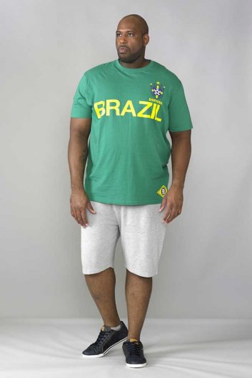 RICARDO-D555 Brazil Football T-Shirt