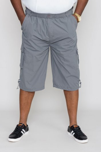 MASON-D555 Cargo Capri Pant With Leg Pockets