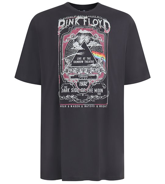 BLACKPOOL-D555 Official Pink Floyd Printed T-Shirt-Super Kingsize Assorted Pack C-(7XL-8XL)