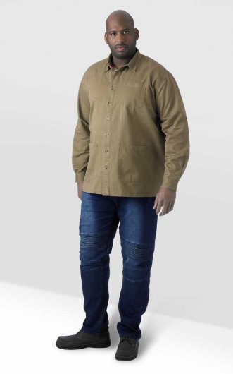 RAMSEY-D555 Heavy Twill Overshirt