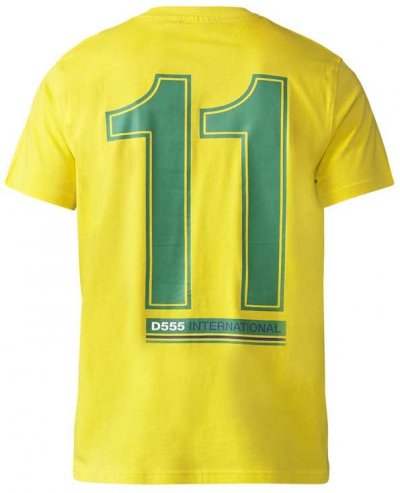 RICARDO-D555 Brazil Football T-Shirt-2XL-5XL-A