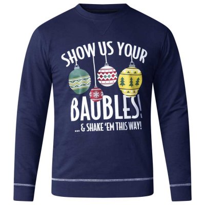 BAUBLES-D555 Baubles Christmas Sweatshirt