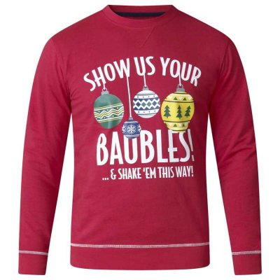 BAUBLES-D555 Baubles Christmas Sweatshirt