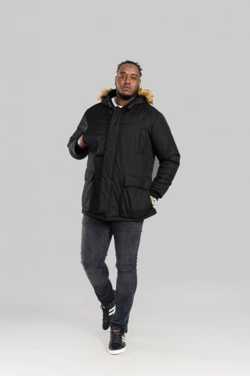 LOVETT 2-D555 Parka Style Jacket With Detachable Fur