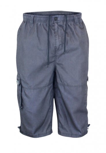 MASON-D555 Cargo Capri Pant With Leg Pockets