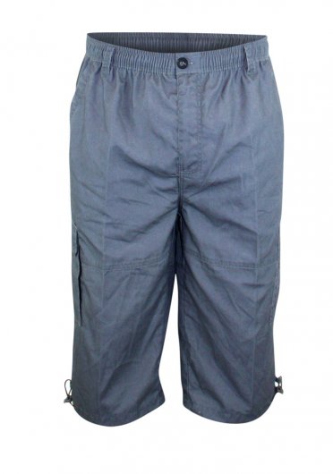 MASON-D555 Cargo Capri Pant With Leg Pockets