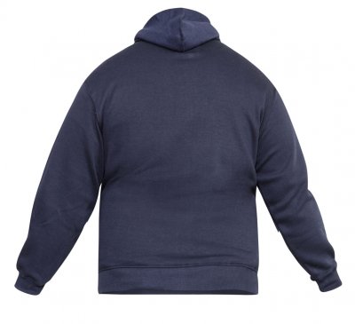 CANTOR - Rockford Heavy Weight Zip Through Hooded Sweatshirt -Navy-2XL