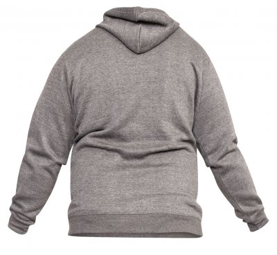 CANTOR - Rockford Heavy Weight Zip Through Hooded Sweatshirt -Grey-2XL