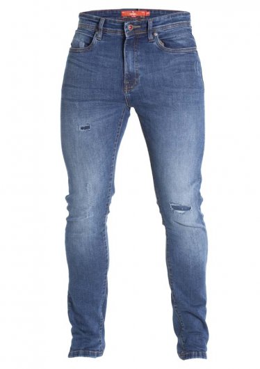 HAYDEN-D555 1959 Fit Stretch Jeans With Abrasions And Rips