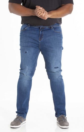 HAYDEN-D555 1959 Fit Stretch Jeans With Abrasions And Rips