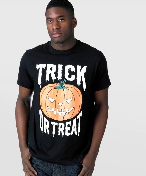 SCARY-D555 Halloween Crew Neck T-Shirt-S-XXL