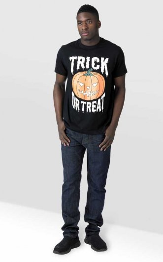 SCARY-D555 Halloween Crew Neck T-Shirt-S-XXL