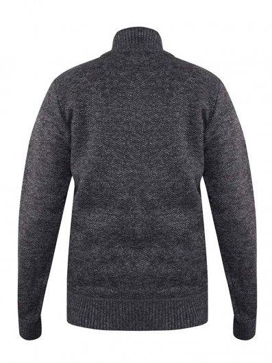 SHERWOOD-D555 Full Zip Sweater With Bonded Fleece Lining