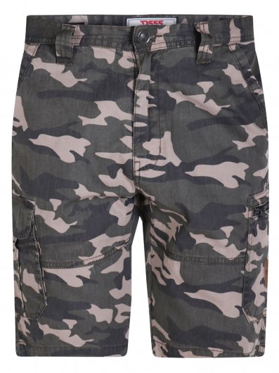 CHADWICK 1-D555 Camouflage Print Cargo Shorts-Shorts 30-40-DEAL