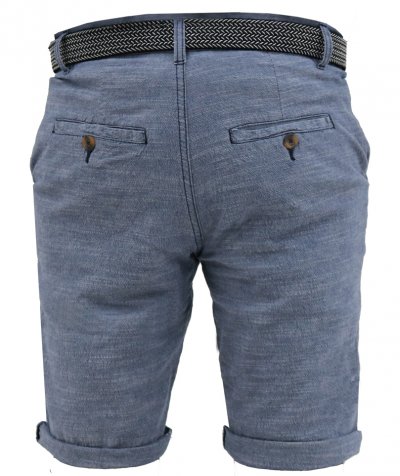 TIGER - D555 Stretch Oxford Chino Shorts With Belt