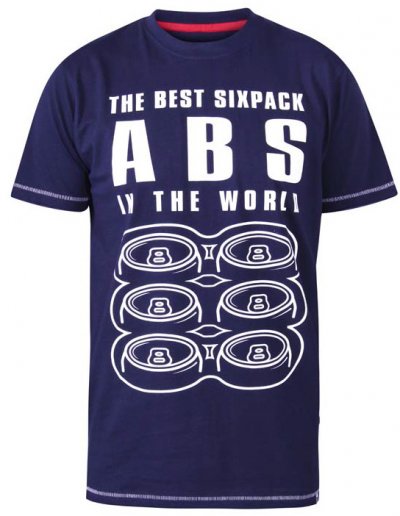 MARCO - D555 Best Sixpack Abs Crew Neck Printed T-Shirt