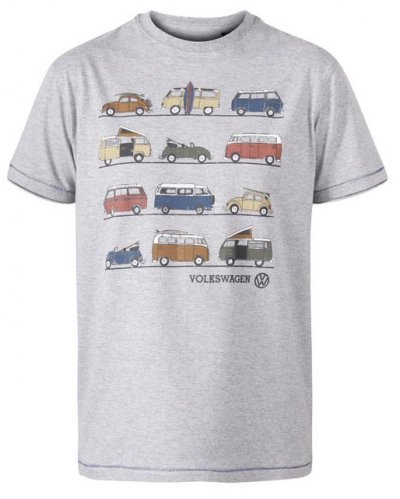 WHITTAM - D555 Official Licensed VW Product Multi Vehicle Printed T-Shirt