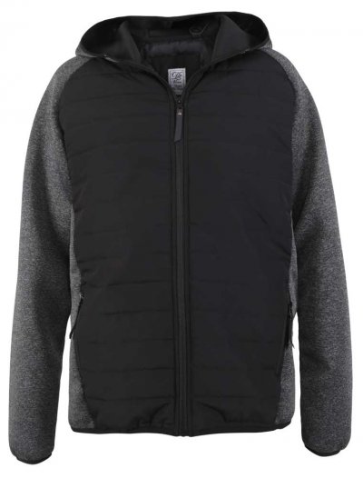 HIGHAMPTON-D555 Quilted Jacket Fleece Sleeves & Hood